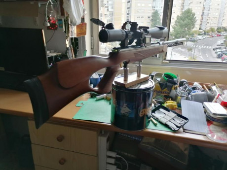 Bueno, para animar el foro un poco, propongo colgar fotos de dianas y arma usada para ello, pudiendo ser 170
