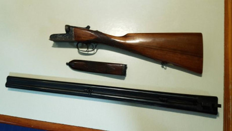 MARCA GOROSABEL, EN PERFECTO ESTADO, MUY POCO TIROS, YA QUE FUE UN REGALO Y NO VOY A CAZAR Calibre: 12 00