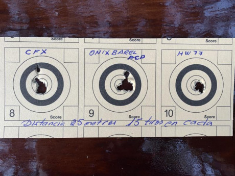 Bueno, para animar el foro un poco, propongo colgar fotos de dianas y arma usada para ello, pudiendo ser 110