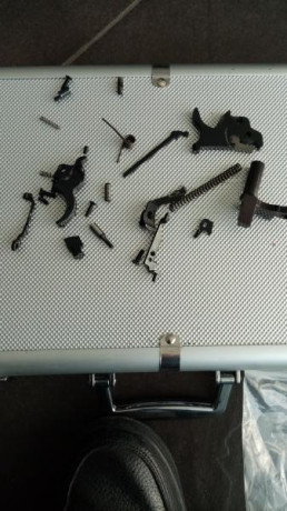 vendido Alfa-Proj de 6" con dos juegos de cachas talla M y tres contrapesos para el cañón, también 11