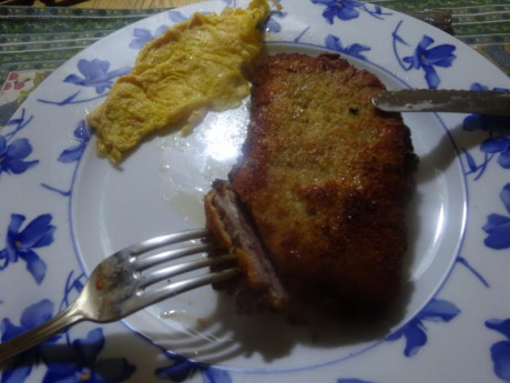 Hoy para comer acelgas hervidas y chuletón de vaca gallega vieja con seis semanas de maduración en cámara 131