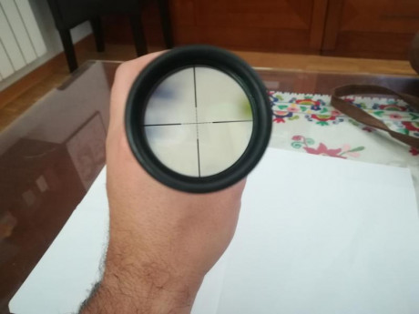 Vendo o cambio por punto rojo un visor Sutter 3-12x50 con tubo de pulgada y reticula sin iluminar mildott. 02