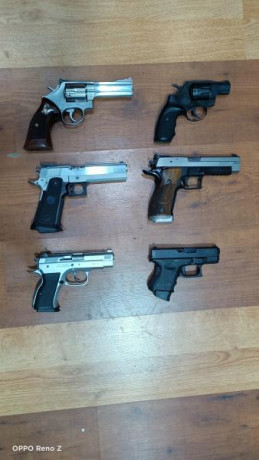 HOLA COMPAÑEROS,POR CESE DE ACTIVIDAD PONGO A LA VENTA VARIAS ARMAS,TODAS EN PERFECTO ESTADO,MUY MUY CUIDADAS,INTERESADOS 00
