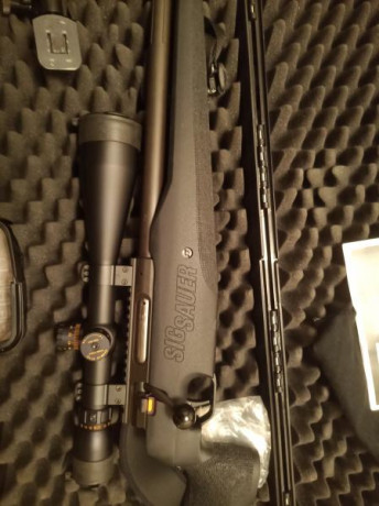 Hola a todos,
Pongo a la venta este rifle Sig Sauer SSG3000 Target con culata de madera laminada con carrillera 01