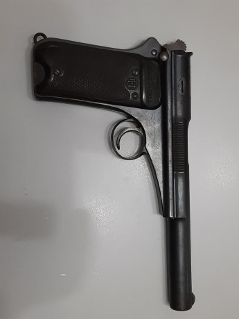 Pongo para cambio Pistola Campogiro 1913-16, calibre 9 largo por colt 1911.

La pistola esta guiada en 12