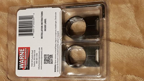 Solo probadas, no usadas
Altura (Altas)
Diametro tubo 30mm
Para bases o carriles weaver 
Precio habitual 01