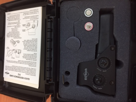 Vendo visor holográfico EOTECH 512.A65 sin estrenar en su caja original.

- Retícula: punto rojo de 1 00