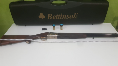 SE VENDE POR NO USAR
ESCOPETA CALIBRE 12-76 UN CAÑON ESTRIADO Y OTRO LISO. 61CM 
POLICHOQUES 
EXPULSORA
SELECTOR 12