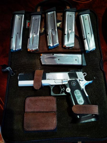 Vendo por cambio de categoría mi SPS plus del calibre 40 S&W  y 9MM (se vende con los 2 cañones, uñas 02