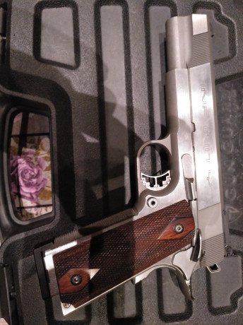 Vendo esta magnífica pistola, (Infinity "scepter") recamarada en calibre 9 mm. Pb.. Ha efectuado 00