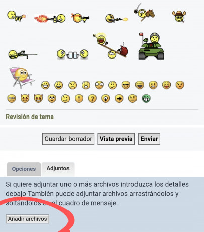 NO SE COMO AÑADIR FOTOS EN LOS MENSAJES PARA VENDER UN ARMA,SOLICITO AYUDA,GRACIAS 10