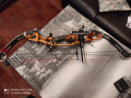 Arco Hoyt contender elite zurdo, apertura regulable entre 27 y 29, lo vendería arco solo en 300 euros 10