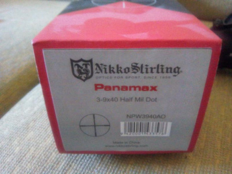  VENDO Visor Nikko Stirling Panamax 3-9x50 AO 

NUEVO, SIN USAR NUNCA - Antes Precio 170 Euros.   Nuevo 00