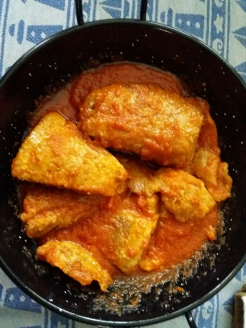 Hoy para comer acelgas hervidas y chuletón de vaca gallega vieja con seis semanas de maduración en cámara 31