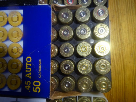 Muy buenas.

Vendidas las 200 vainas de varias marcas diferentes del calibre .45 ACP, 95% con 1 tiro, 00