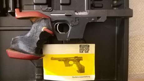 Pongo a la venta para hacer hueco Walther Gsp 22lr modelo sobradamente conocido . Con dos cachas, dos 01