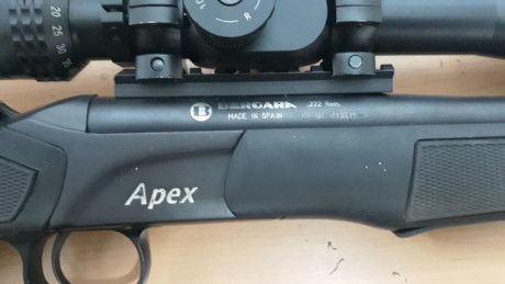 Vendo Bergara apex en 222 y 308 10