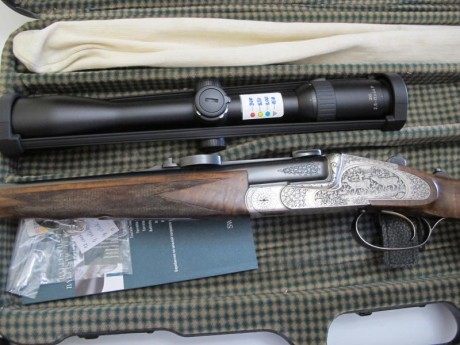 Rifle HEYM monotiro, calibre 6,5x65R. Una auténtica joya. Como nuevo, ni un arañazo. Grabados artesanales 02
