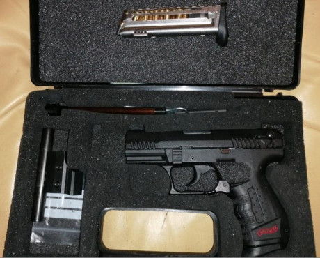 Buenas, pongo en venta esta magnífica y apenas usada Walther P99 Quick Action. Es como una Glock 19, versión 22