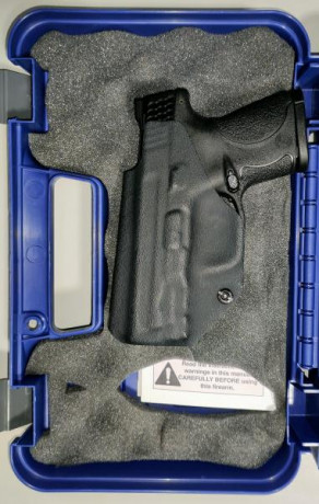 Comprada el 12/04/2019, licencia "A". Incluidas dos fundas de Kydex de AMG HOLSTER para llevar 02