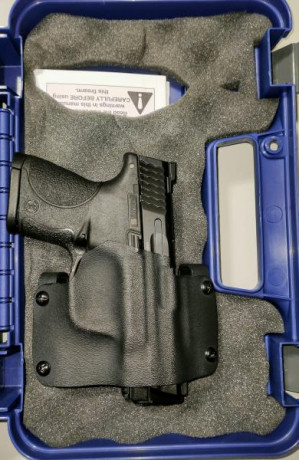 Comprada el 12/04/2019, licencia "A". Incluidas dos fundas de Kydex de AMG HOLSTER para llevar 01