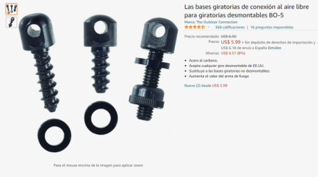 Hola, Quiero ponerle una correa a mi gamo cfr y como lleva la culata y guardamos en sintético no se como 10