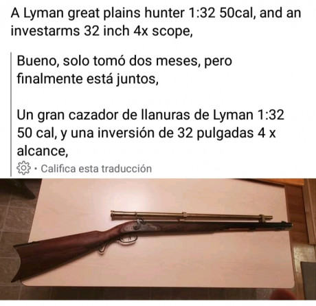  Amigos, viendo que hay interés general en la práctica de la caza con armas de avancarga, abrimos este 110