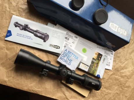 Hola a todos, vendo visor Meopta R2 de 2-12x50 con reticula iluminada en perfecto estado y sin uso, no 01