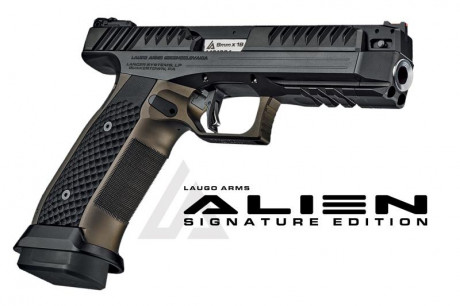 Hola compañeros

Estoy pensando en adquirir la nueva pistola de laugo arms la pistola ALIEN y me gustaria 00