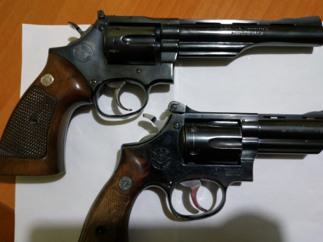 Un compañero me ha pedido que le ponga a la venta estos dos revolveres, están en muy buen estado como 00