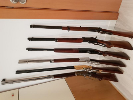 Pues habro este post para mostrar nuestros rifles de palanca, que ha algunos tanto nos gustan y tanto 90
