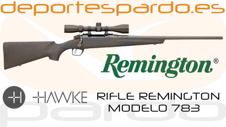 RIFLE REMINGTON 783

OFERTA rifle remington 783 calibre 300 win. Mas visor HEWKE 3-9X40 MODELO VANTAGE 00