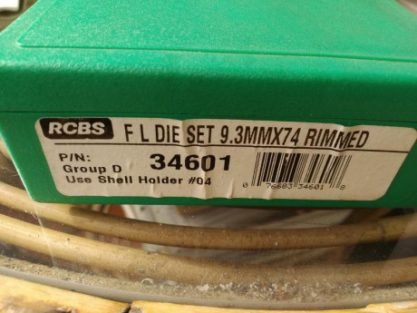 Vendo dies RCBS con muy poco uso. Precios para entrega en mano en Madrid, si hay que enviarlos los portes 00