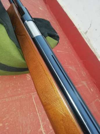 Como nueva. Como recién sacada de la tienda. La carabina se entrega en su caja original, con su correspondiente 22