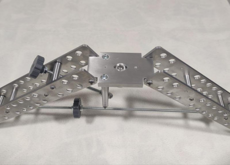 Bipode para rifle para modalidad de f-class, completamente de aluminio muy robusto, regulable en altura 11