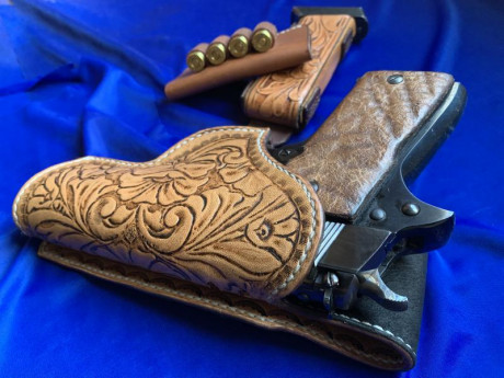  VENDIDA Se vende  STAR PD  calibre 45 ACP con este conjunto:
Caja STAR con baqueta y feminelas originales.
 02
