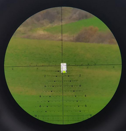 ATARC 4-16X50 F1:

- 1° plano focal
- Tubo 34 mm. 
- Ret. MiL XT
- Tapas flip-up originales
- Montura 02