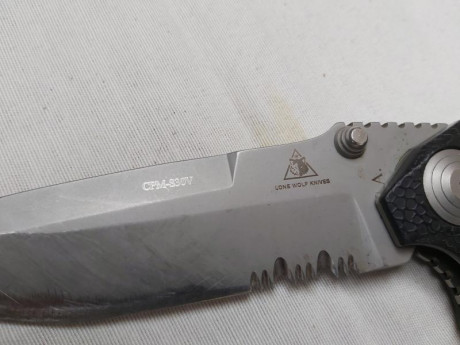 Lone Wolf CPM S30V, Vendo esta pieza en buen estado. Pre Benchmade
Increíble calidad,  sin duda la mejor 01