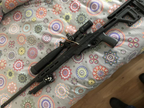 Se vende BERGARA B14 BMP del cal.308WIN, con aproximadamente 200 disparos.
Usado para PRS.
Cañón de 51cm.
Sin 21