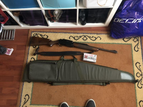 Vendo mi browning bar II del 30 06 Lo quito por tener el mk3. Me interesaría cambio por un 17 hmr. Tiene 00