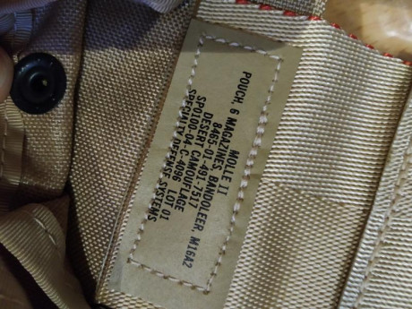 Bandolera original y nueva para llevar 6 cargadores de AR. 

20€ portes pagados a península 00