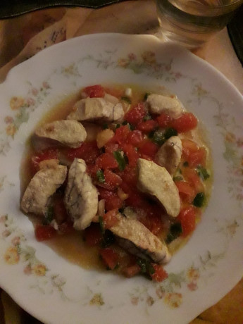 Hoy para comer acelgas hervidas y chuletón de vaca gallega vieja con seis semanas de maduración en cámara 20