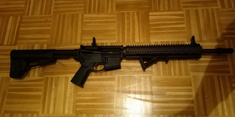 Bushmaster 300 BLACKOUT
Arma descatalogada en USA
Único propietario Julio 2016
Bilbao
Tiene 70-80 disparos
El 00