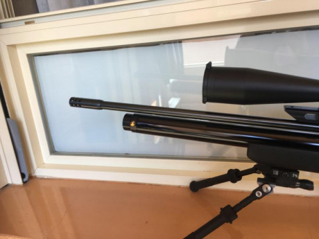 VENDO CARABINA WEIHRAUCH HW 100-BPK/600 BULLPUP con cañon de 600mm. macizo, calibre 4,5 . comprada nueva 00