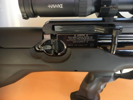 VENDO CARABINA WEIHRAUCH HW 100-BPK/600 BULLPUP con cañon de 600mm. macizo, calibre 4,5 . comprada nueva 11