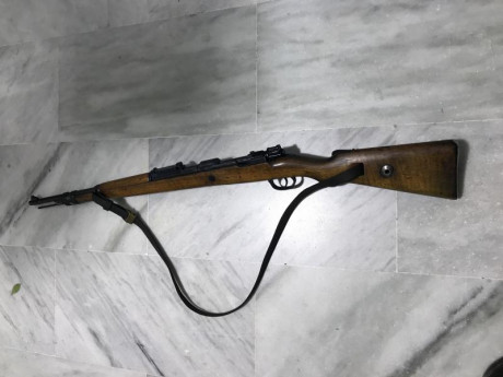 K98 en perfecto estado de tiro. Números coincidentes: Cañón, cerrojo, caja de mecanismos, aguja percutora, 01