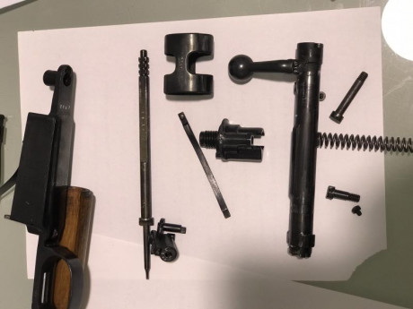 K98 en perfecto estado de tiro. Números coincidentes: Cañón, cerrojo, caja de mecanismos, aguja percutora, 00