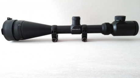 Visor Barska Excavator 4-16x50 IR AO , un par de usos ya que vendi la escopeta.
Reticula iluminada (punto) 00