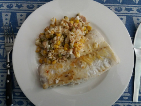 Hoy para comer acelgas hervidas y chuletón de vaca gallega vieja con seis semanas de maduración en cámara 131