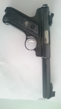 Buenas tardes.
Pongo a la venta por necesidades de cupo una pistola Ruger MK II de calibre .22 en perfecto 00